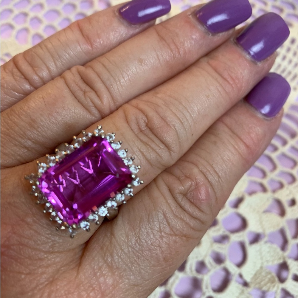💗Patroke Quartz & Zircon Ring💗